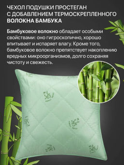 Подушка Волшебство бамбука 70х70 (молния)