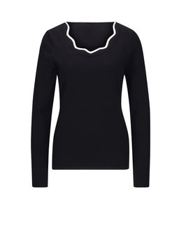 Пуловер, черный - Linea tesini фото 2