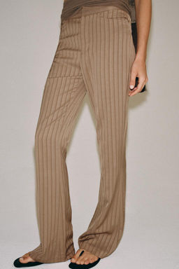 ZW COLLECTION FLARE STRIPED TROUSERS - Zara фото 2