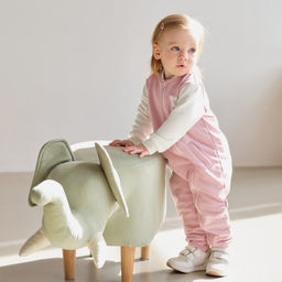 Комбинезон Крошка Я Flower, рост 86-92 см, розовый  фото 3