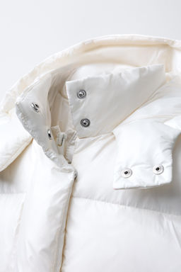 WATER-REPELLENT FEATHER DOWN PUFFER JACKET - Zara фото 5