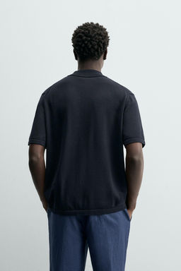 POLO PUNTO REGULAR FIT / Marino oscuro