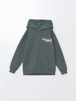 Kap??onlu Erkek ?ocuk Kal?n Sweatshirt