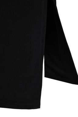 TRENDYOLMILLA Siyah Kruvaze Yaka Aksesuar Detayl? Orme Midi Elbise TPRSS25EL00052