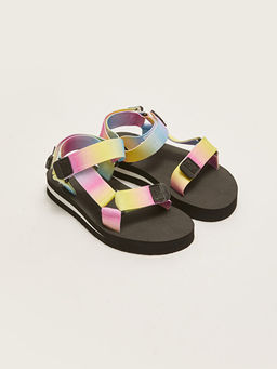 Bant Detayl? K?z ?ocuk Sandalet