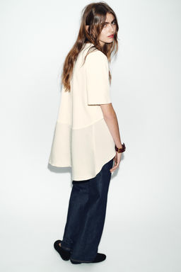 OVERSIZE COMBINED T-SHIRT - Zara фото 13