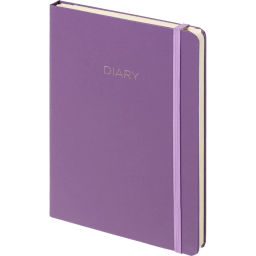 Ежедневник недатированный сиреневый, А5 136 л., Diary, ATTACHE  фото 2