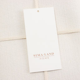 Наволочка декоративная SL Home Organic, 45×45 см, белая