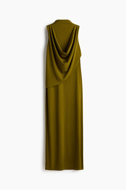 Maxivestido drapeado