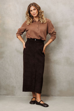 Костюм Gizart 5427 капучино, шоколадный фото 3