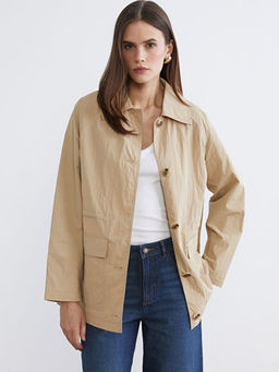 G?mlek Yaka Kad?n Ceket