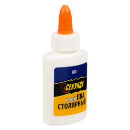 Цена за 2 шт. Клей столярный "Секунда" 60г, на индивидуальном блистере, 469-196
