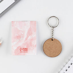 Цена за 3 шт. Подарочный набор, блокнот и брелок С праздником весны - Artfox фото 4