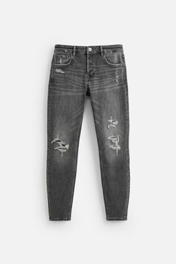 RIPPED SKINNY FIT JEANS - Zara фото 27