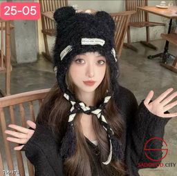 Шапка с ушками медведь