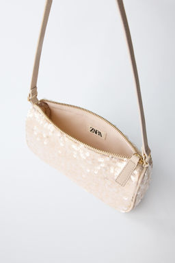 SEQUIN SHOULDER BAG - Zara фото 4