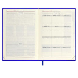 Ежедневник датированный 2024 ESCALADA, А6+, 176 л., арт. 63807/ 20 ТИВОЛИ ГЛОСС СИНИЙ  фото 8