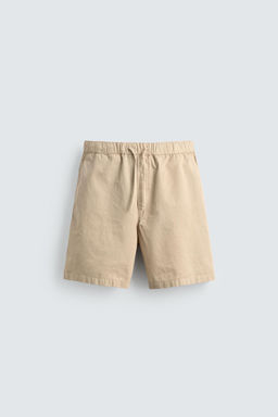 BERMUDA LAVADA REGULAR FIT / Beige