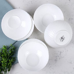 Набор суповых тарелок 6 штук 600 мл 150 мм белый фактурный /WVW60Q WHITE - Галеонтрейд фото 4