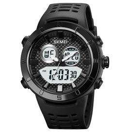 Часы наручные Skmei мужские электронные спортивные 2014black-white