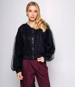 Бомбер #КТ6631 (4), чёрный