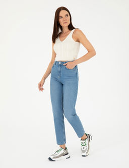 A__k Mavi Mom Fit Jean Pantolon