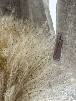 Палантин 210*100см в ассортименте 33-0002 бежевый