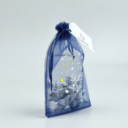 Цена за 5 шт. Мешочек подарочный из фатина с термонаклейкой Ты Супер, 11 х 16 см +/- 1.5 см - Дарите счастье фото 2