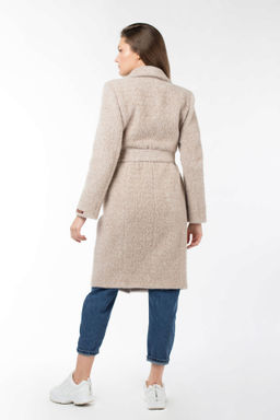 Пальто женское демисезонное (пояс) - El podio фото 4