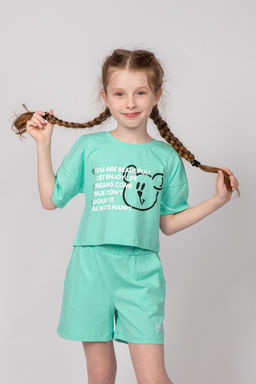 Шорты для девочки 101279 Ментол* 405 Lets go - Let's go фото 10