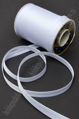 Бейка косая 1,5 см*90 ярд (SF-198) белый №9001