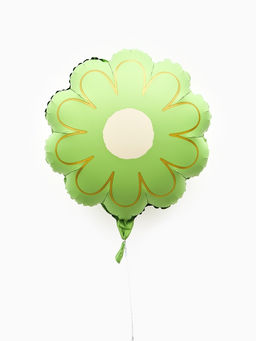 Воздушный шар фольгированный 21" "Ромашка" золотые лепестки, цвет мятный сатин, набор 5 штук   10936