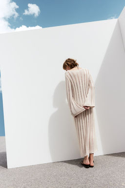 Vestido efecto punto escalera - H&m фото 6