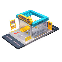 Станция обслуживания "Транспорт" в коробке