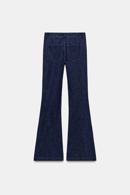 FLARE TROUSERS WITH SEAM DETAIL - Zara фото 8