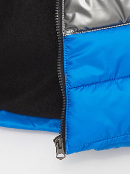 Kap??onlu Renk Bloklu Erkek ?ocuk ?i?me Mont - Waikiki фото 3