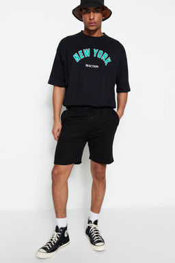 2li Paket Siyah Regular/Normal Kesim Sort & Bermuda TMNSS21SR0095