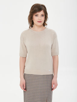 Блузка вязаная