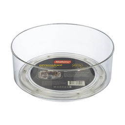 Органайзер вращающийся CLEAR, 23,2*23,2*9 см арт. 107580