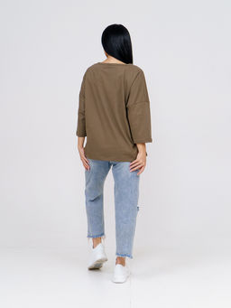 Туника женская, цвет темно-синий - Барболета фото 5