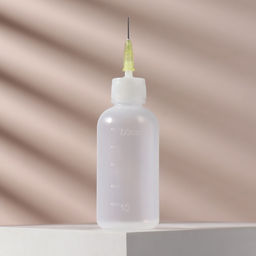 Бутылочка с иглой, со шкалой деления, 50 мл, прозрачная