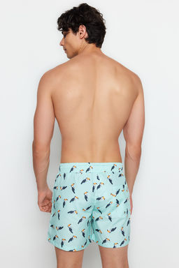 TRENDYOL MAN Mavi Bask?l? Standart Boy Deniz Sortu TMNSS20DS0014 - Trendyolmilla фото 7