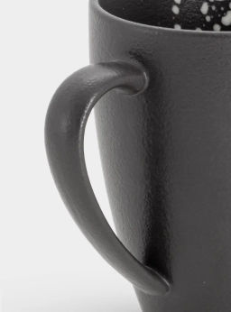 Кружка, 400 мл, фарфор P, черная, в белую крапинку, Caviar Galaxy - Maxwell & Williams фото 5
