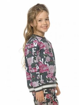 PELICAN, толстовка для девочек, Серый  фото 2