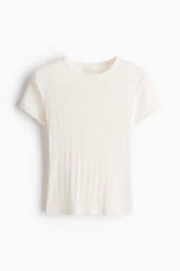 Camiseta en punto pointelle - H&m фото 4
