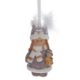 Изделие декоративное подвесное "Девочка", L4,5 W3,5 H8 см, 2в.