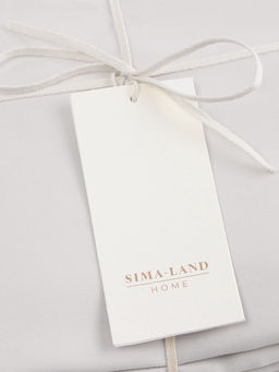 Простыня на резинке евро SL Home Beige, 200200+30 см, сатин - Sima-land home фото 5