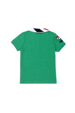 Зеленая базовая футболка для мальчика - U.s. polo assn фото 6