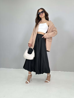 Юбка Агата (черный) - Nadi bordo фото 2