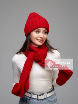 Комплект Грация new (шапка+шарф+варежки) - Tamasha фото 12